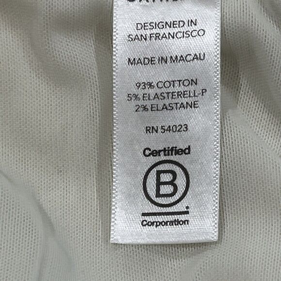 Athleta Sculptek Jeans Womens Sz 8 Cream High Rise Straight Leg Ankle Stretch - Picture 9 of 10